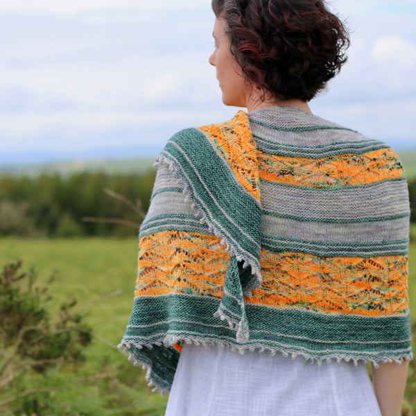 Juniper Wings Shawl | Digital Hand-Knitting Pattern | Fingering Weight ...