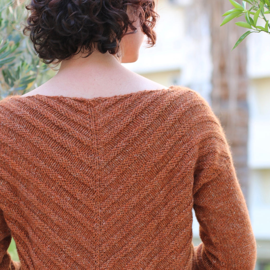 Rusty Lines Sweater Pattern