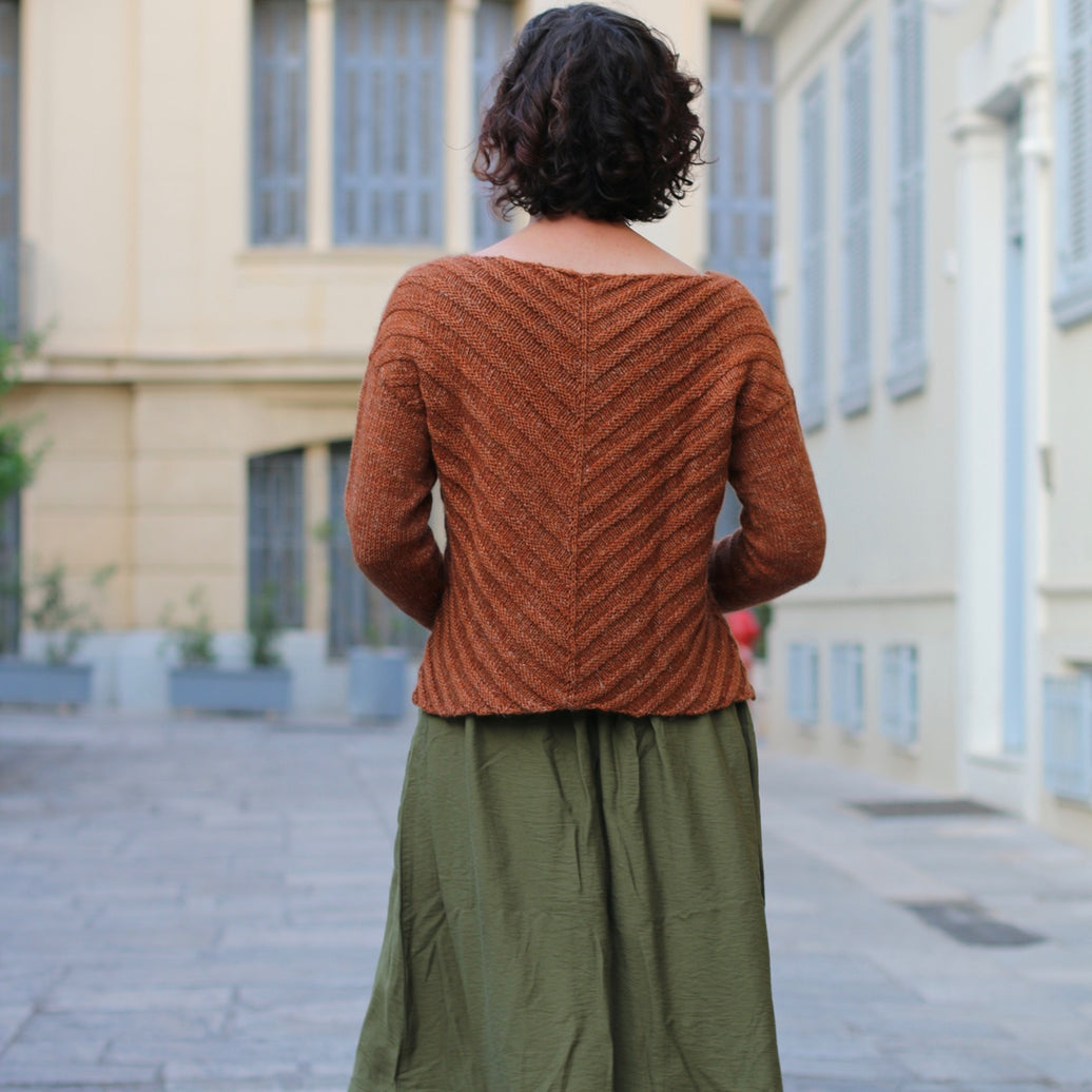 Rusty Lines Sweater Pattern