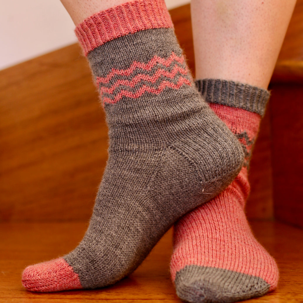 Yule Wave Socks