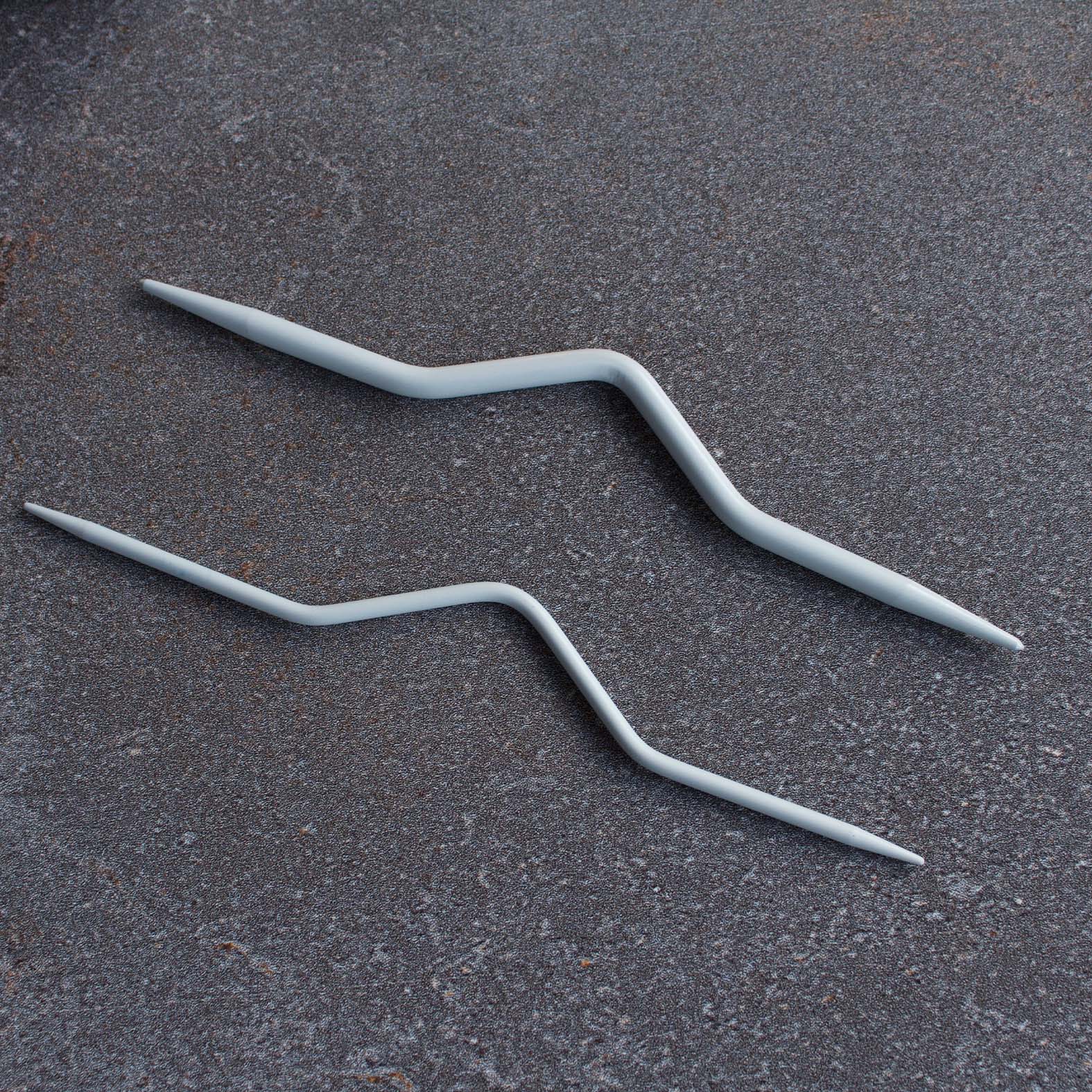 Pony Knitting Cable Needles Cranked Bent Straight U Shape - All Sizes