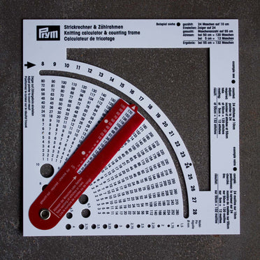 Prym Knitting Calculator