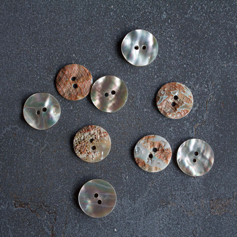 20mm Mother of Pearl button | Set of 10