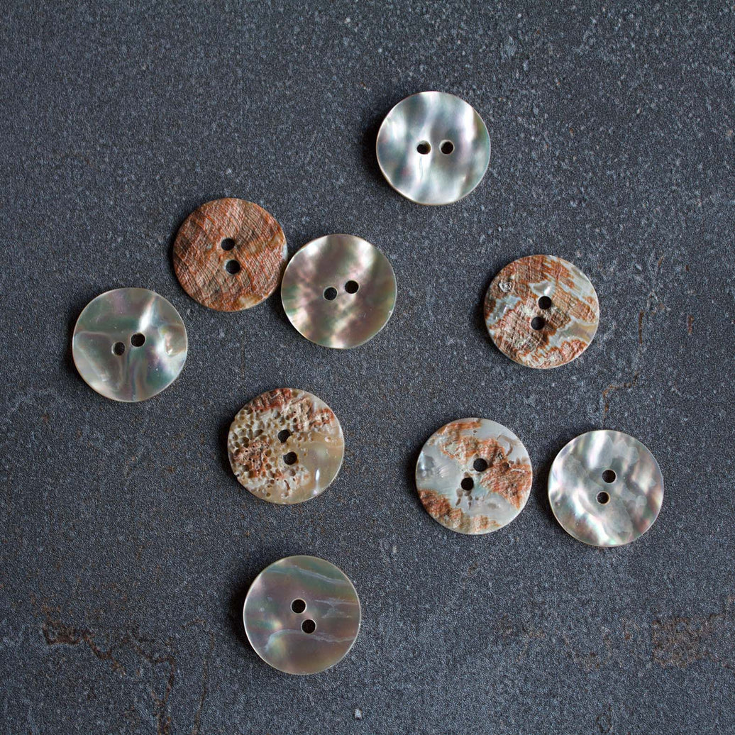 22mm Mother of Pearl Button | Set of 6