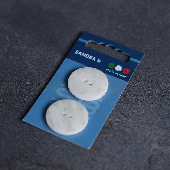 28 mm Button | Set of 2 | Opal