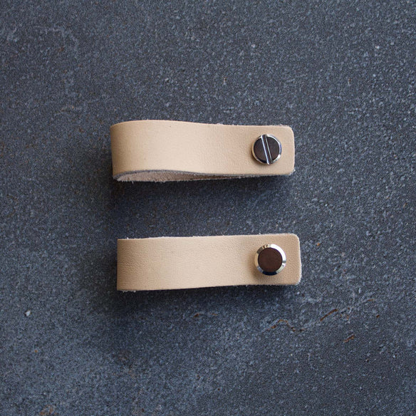 Leather Tags with Snap