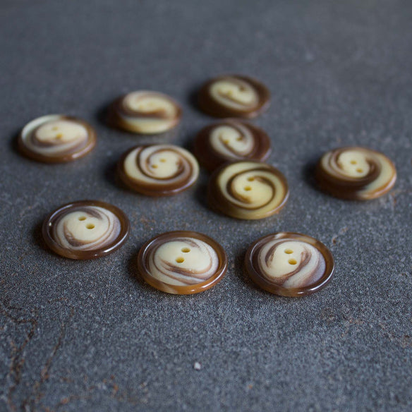22mm Light Swirl Button