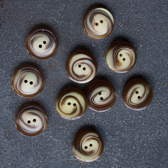 22mm Light Swirl Button